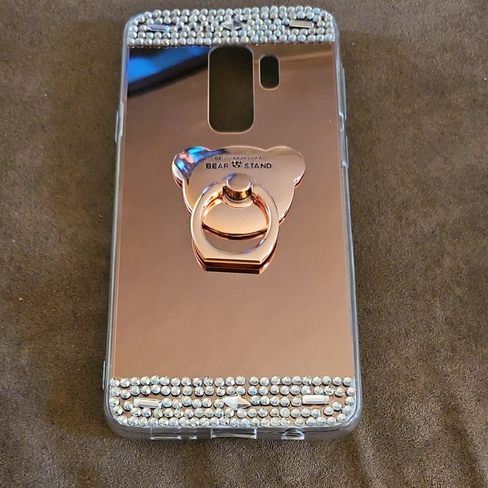 Samsung Silver Mirror Case with Ring Holder